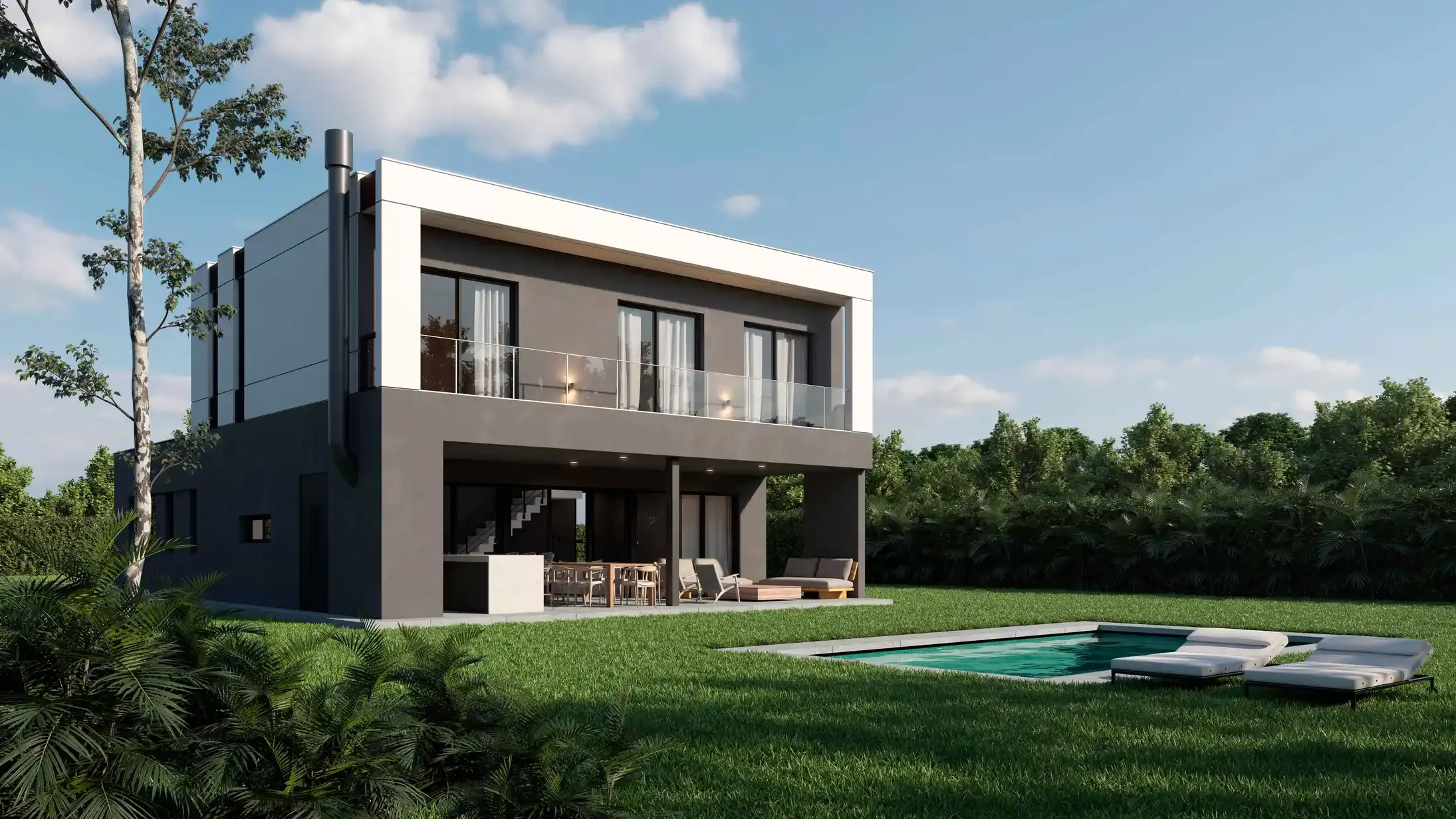 RBQ 205, render contrafachada lateral